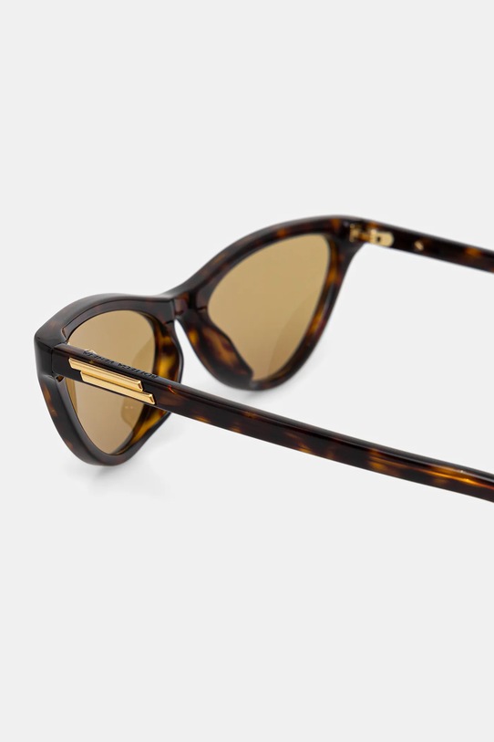 Akcesoria Bottega Veneta okulary przeciwsłoneczne BV1414S brązowy
