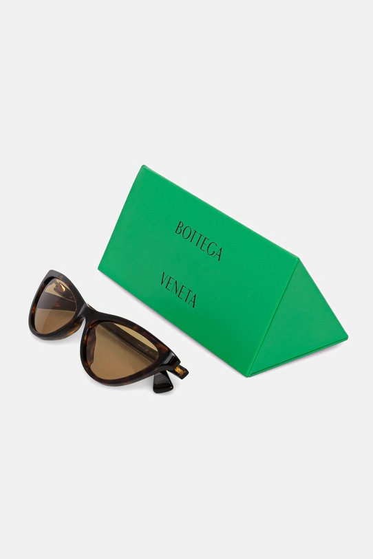 Bottega Veneta okulary przeciwsłoneczne BV1414S brązowy