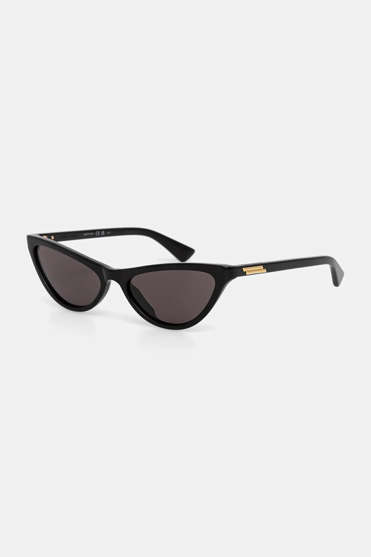 Bottega Veneta okulary przeciwsłoneczne jednolita czarny BV1414S