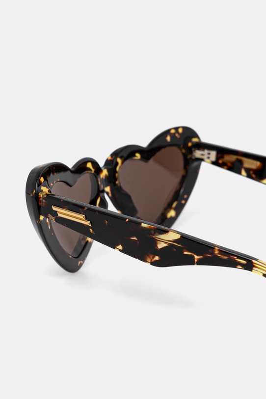 Akcesoria Bottega Veneta okulary przeciwsłoneczne BV1432S brązowy