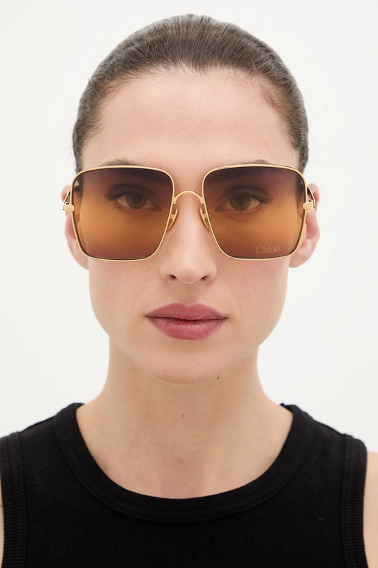 Chloé okulary przeciwsłoneczne CH0324S złoty