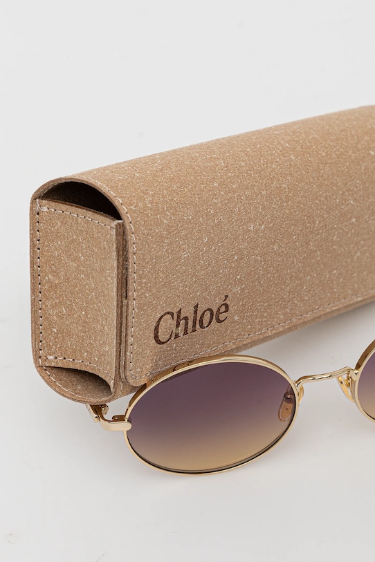 Chloé okulary przeciwsłoneczne złoty CH0326S