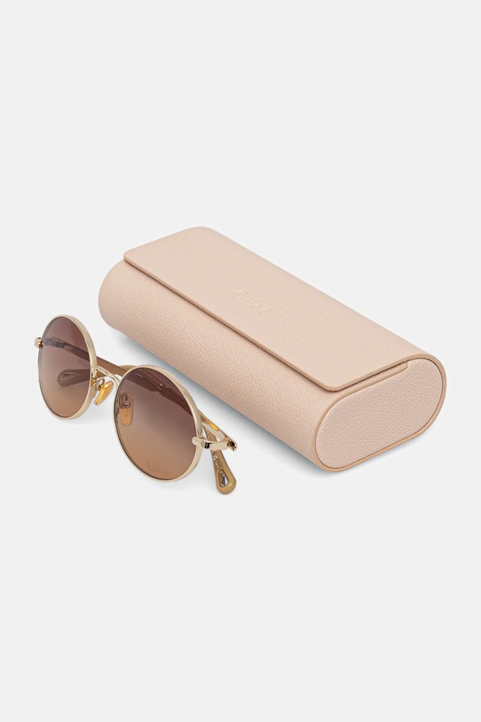 Chloé okulary przeciwsłoneczne złoty CH0326S