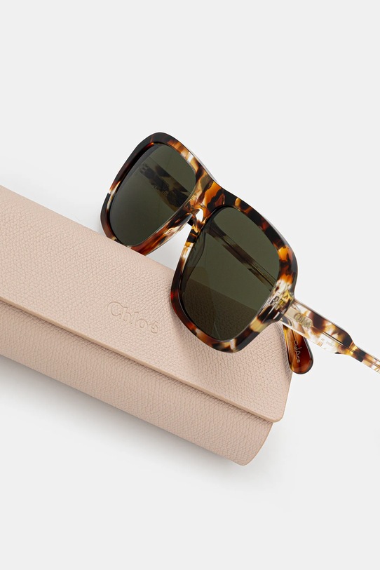 Chloé okulary przeciwsłoneczne brązowy CH0331S