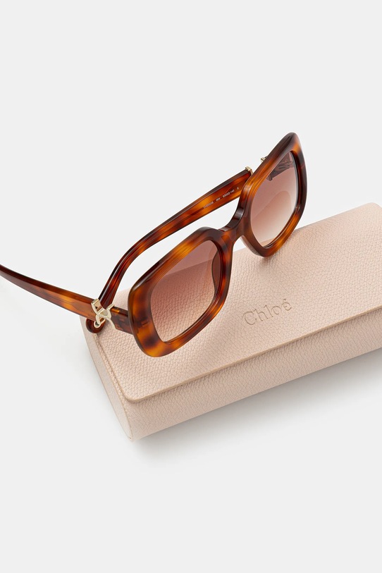 Chloé okulary przeciwsłoneczne brązowy CH0333S