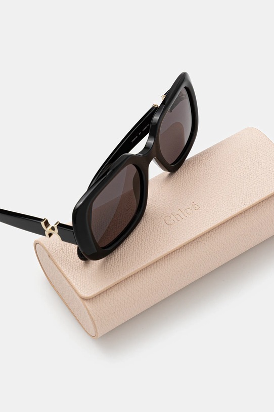 Akcesoria Chloé okulary przeciwsłoneczne CH0333S czarny