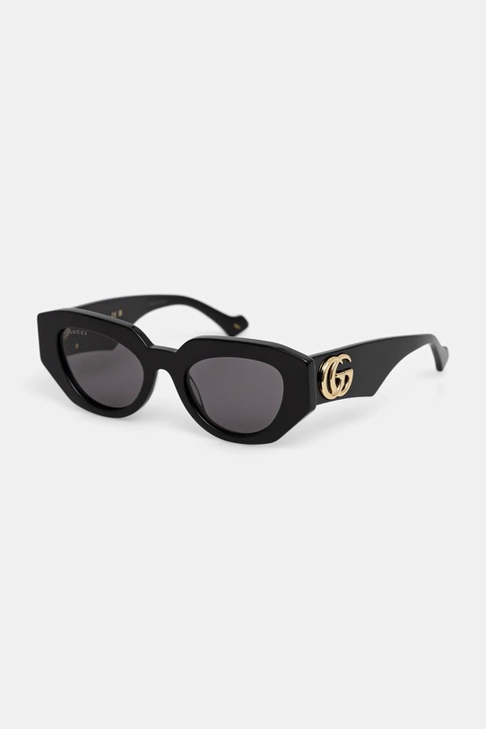 Gucci okulary przeciwsłoneczne kocie oczy czarny GG1421S