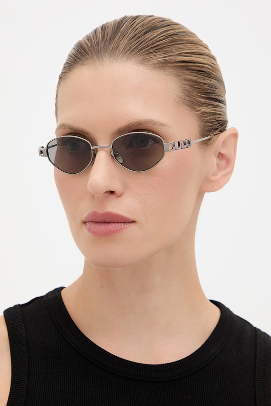 Gucci okulary przeciwsłoneczne jednolita srebrny GG1935S