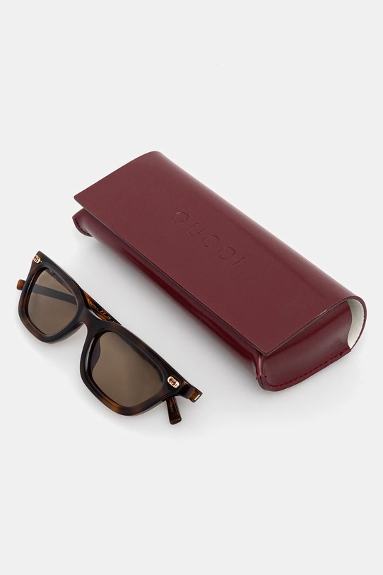 Gucci okulary przeciwsłoneczne brązowy GG1944S