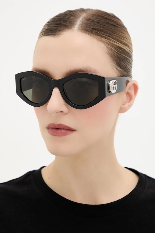 Gucci okulary przeciwsłoneczne jednolita czarny GG1951S