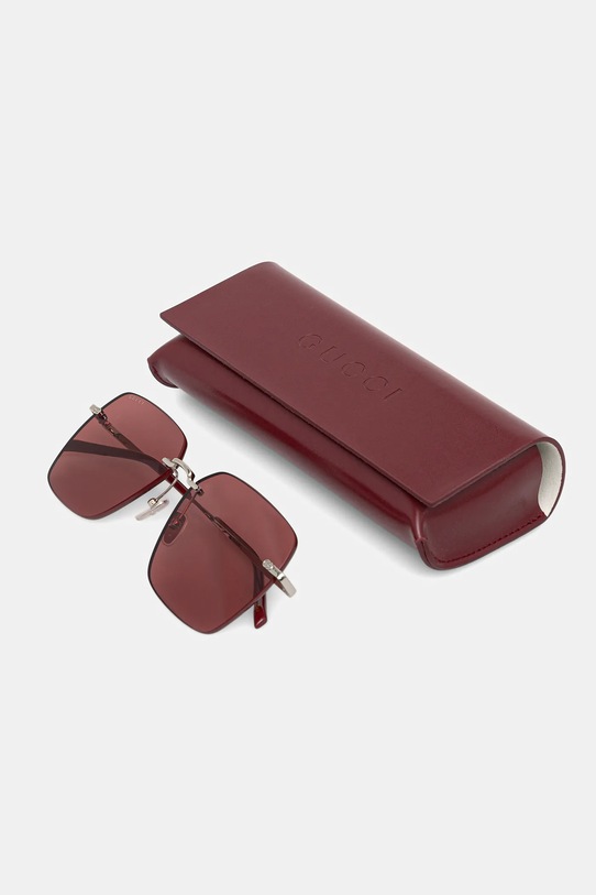 Gucci okulary przeciwsłoneczne srebrny GG1955SA