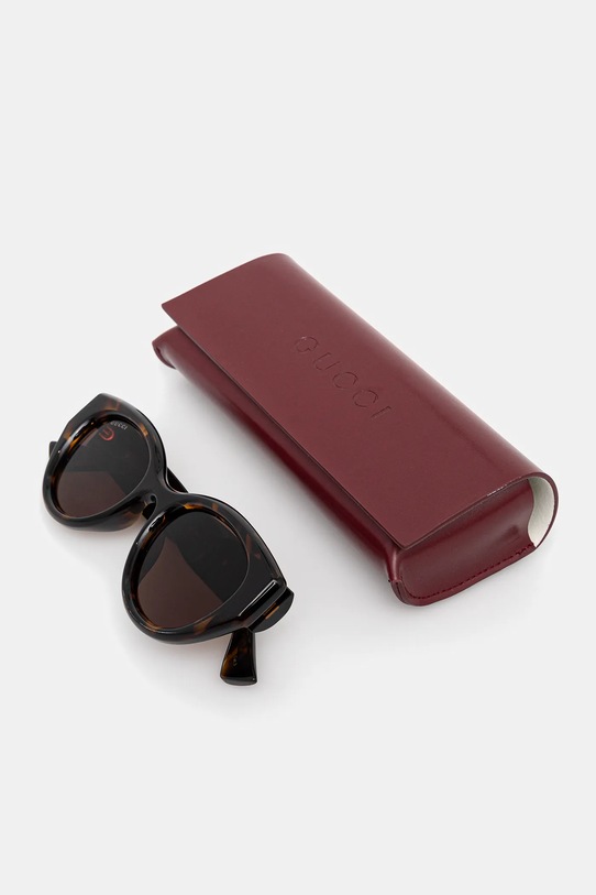 Gucci okulary przeciwsłoneczne GG1976SK brązowy