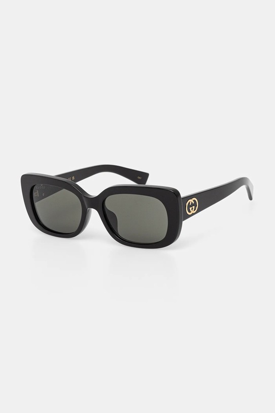 Gucci okulary przeciwsłoneczne prostokątne czarny GG1979SK