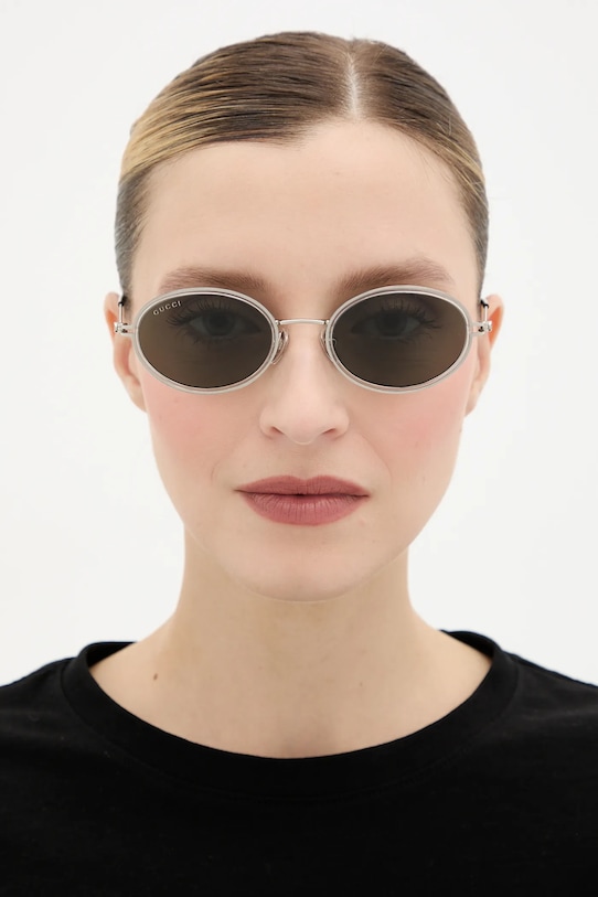 Gucci okulary przeciwsłoneczne GG1980S srebrny