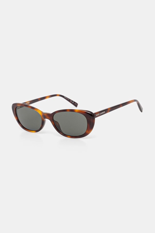 Saint Laurent okulary przeciwsłoneczne jednolita brązowy SL.822