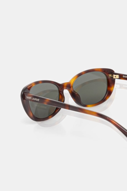 Akcesoria Saint Laurent okulary przeciwsłoneczne SL.822 brązowy