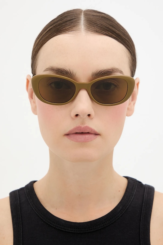 Saint Laurent okulary przeciwsłoneczne SL.822 brązowy