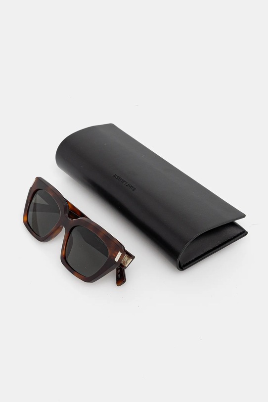 Saint Laurent okulary przeciwsłoneczne PAGE SL.826.PAGE brązowy