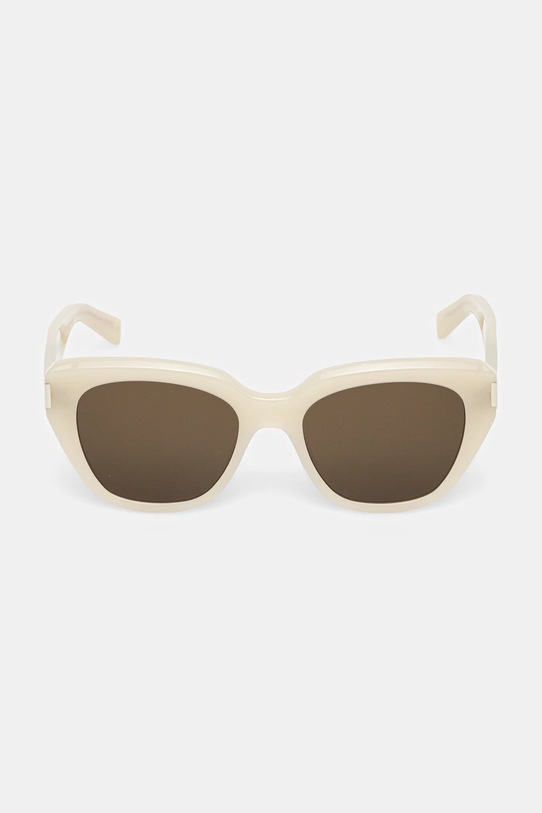 Saint Laurent okulary przeciwsłoneczne SL.827 beżowy AA00
