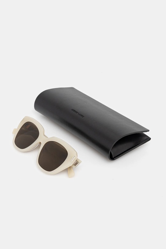 Saint Laurent okulary przeciwsłoneczne beżowy SL.827