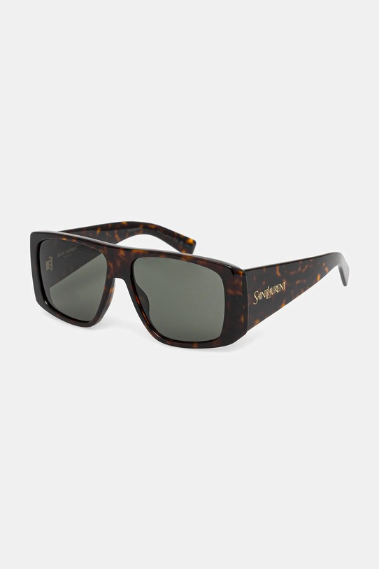 Saint Laurent okulary przeciwsłoneczne prostokątne brązowy SL.832