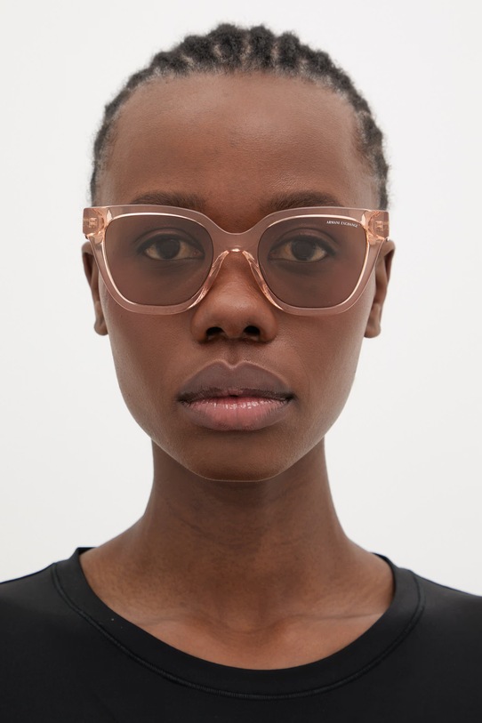 Slnečné okuliare Armani Exchange 0AX4164SU béžová AW25