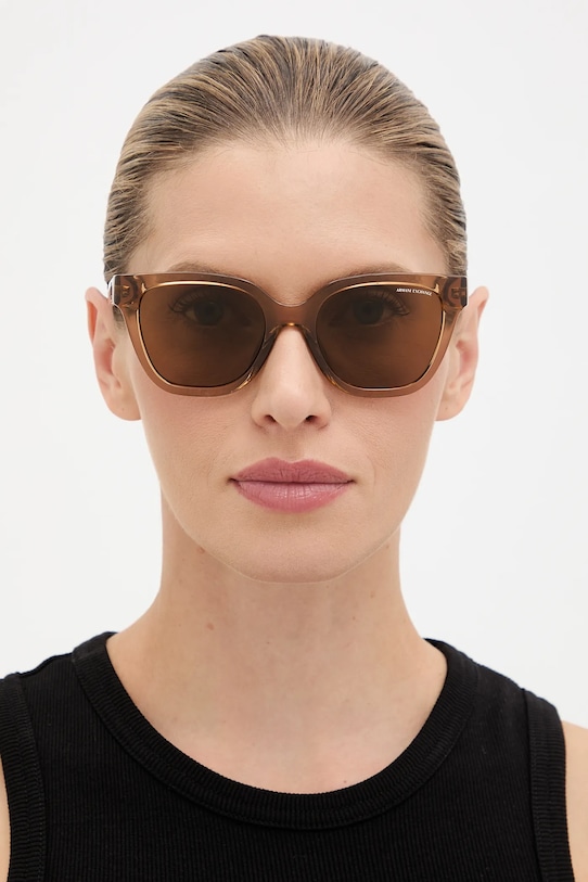 Сонцезахисні окуляри Armani Exchange 0AX4164SU коричневий AA00