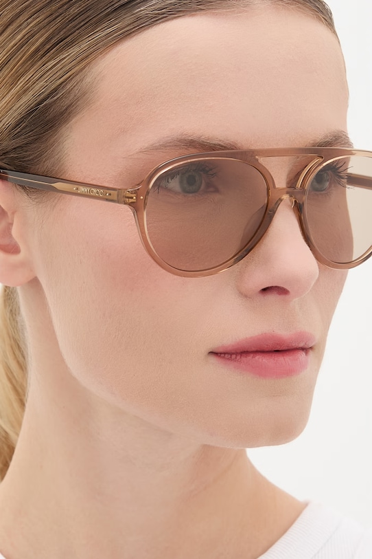Akcesoria Jimmy Choo okulary przeciwsłoneczne 0JC5055U beżowy
