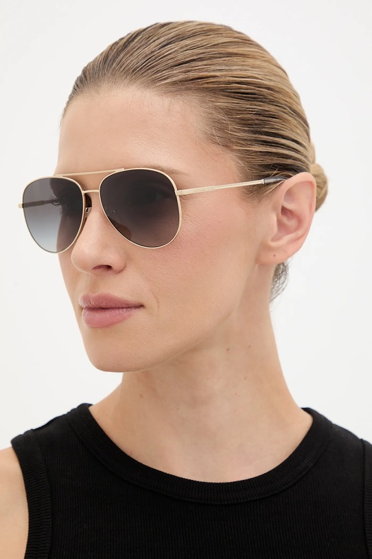 Akcesoria Michael Kors okulary przeciwsłoneczne 0MK1172 złoty