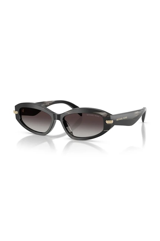 Солнцезащитные очки Michael Kors однотонная с деталью чёрный 0MK2260D