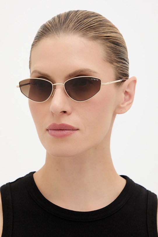VOGUE ochelari de soare transparent aur 0VO4339S.848/13