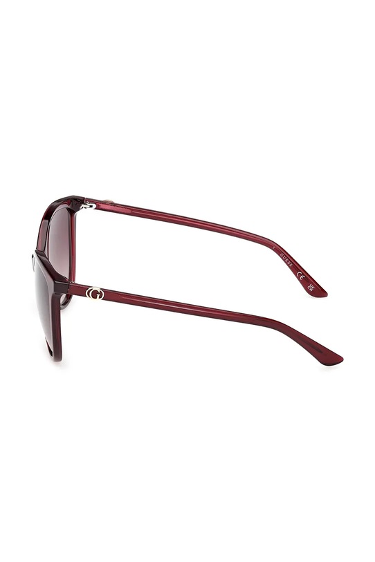 Guess okulary przeciwsłoneczne bordowy GU00256.5869F