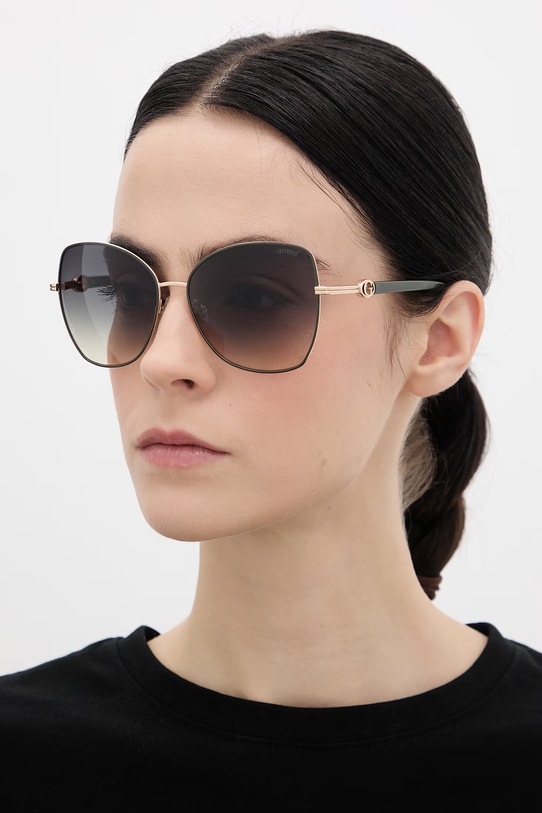 Guess okulary przeciwsłoneczne gradientowa zielony GU00259.5996P