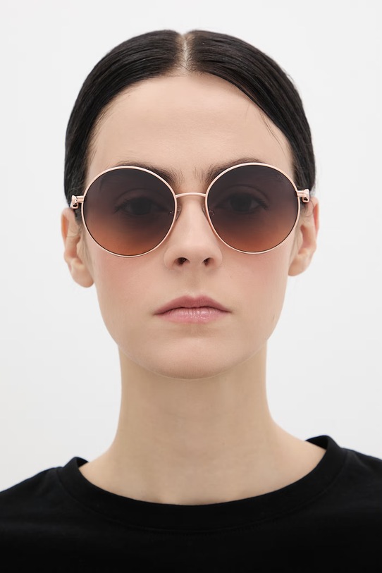 Guess okulary przeciwsłoneczne GU00260.5628B złoty AA00