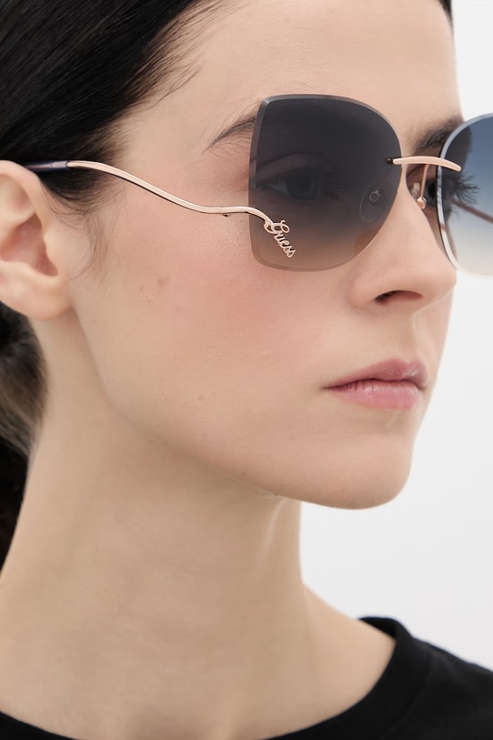 Akcesoria Guess okulary przeciwsłoneczne GU00269.6028B złoty