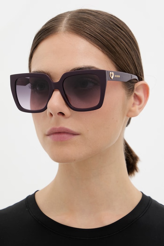 Love Moschino ochelari de soare pătrați de damă violet MOL099/S