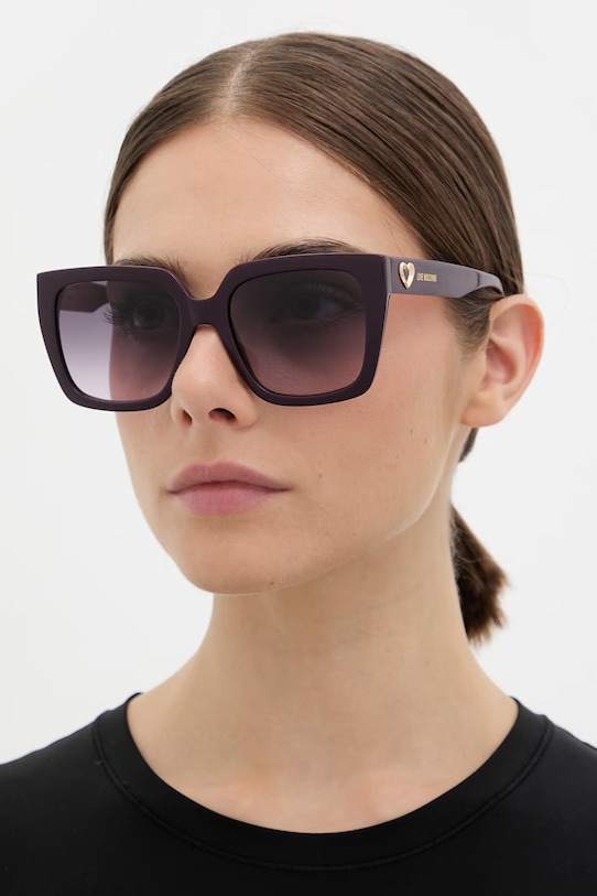 Love Moschino ochelari de soare pătrați de damă violet MOL099/S