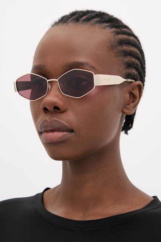 Marc Jacobs okulary przeciwsłoneczne gładka złoty MARC.496/SHINY