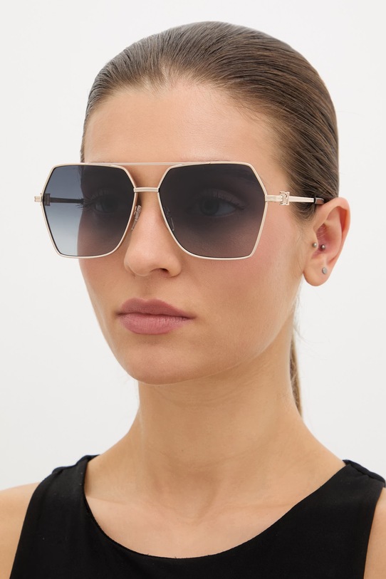 DSQUARED2 okulary przeciwsłoneczne gradientowa złoty D2.0206/S