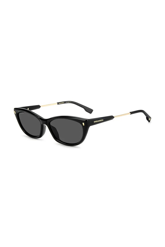 DSQUARED2 okulary przeciwsłoneczne jednolita czarny D2.0209/G/S