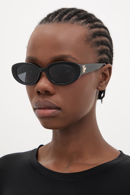 Tommy Hilfiger okulary przeciwsłoneczne jednolita czarny TH.2344/S