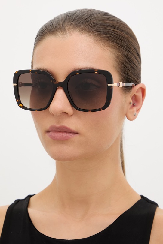 Carolina Herrera okulary przeciwsłoneczne geometryczne brązowy HER.0380/G/S