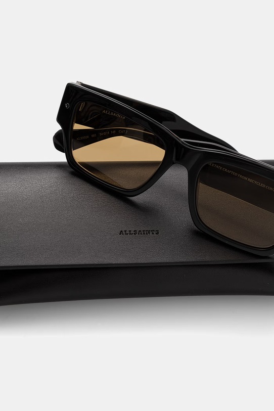 AllSaints okulary przeciwsłoneczne damskie Iggy czarny ALS5026