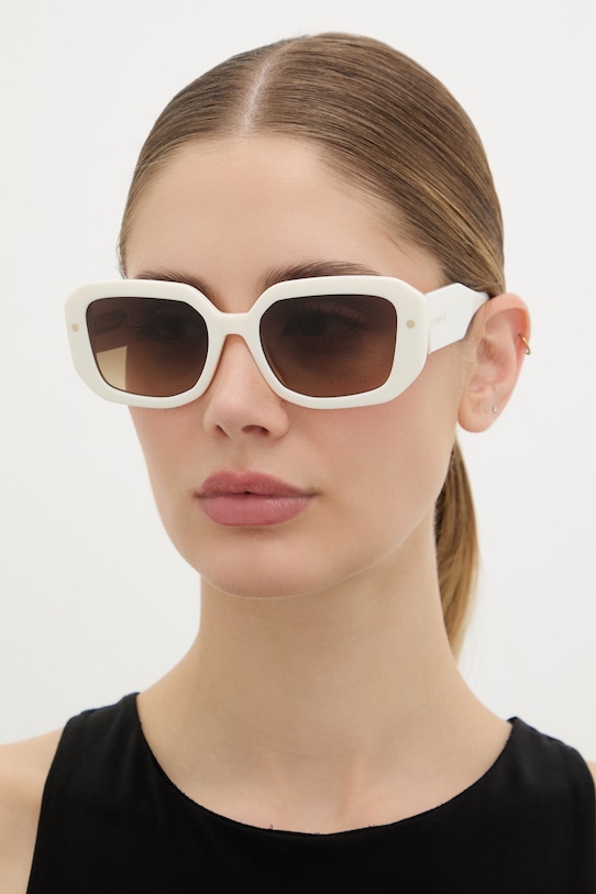 AllSaints okulary przeciwsłoneczne damskie Jade beżowy ALS5035