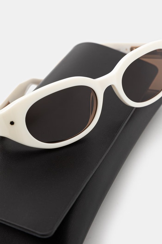 AllSaints okulary przeciwsłoneczne damskie Lola beżowy ALS5036