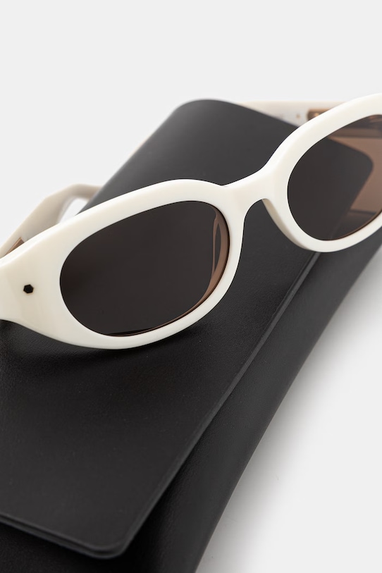 AllSaints okulary przeciwsłoneczne damskie Lola beżowy ALS5036