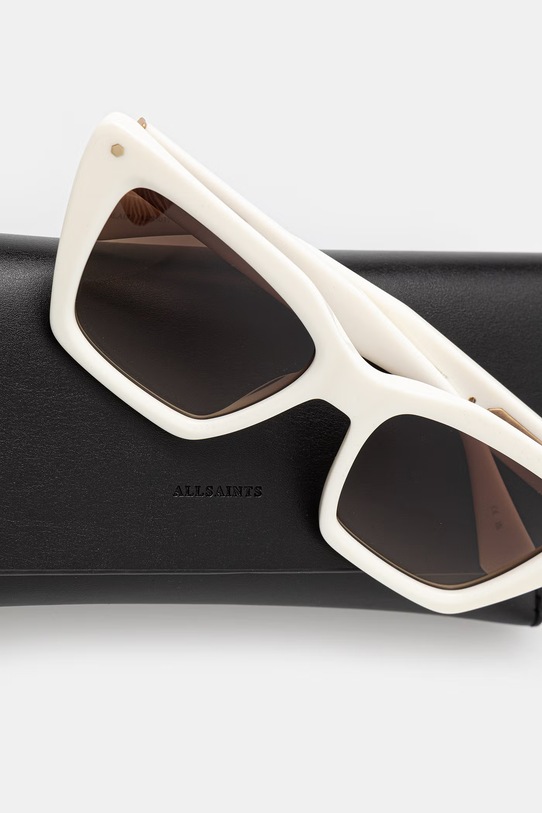 AllSaints okulary przeciwsłoneczne damskie Blair beżowy ALS5037