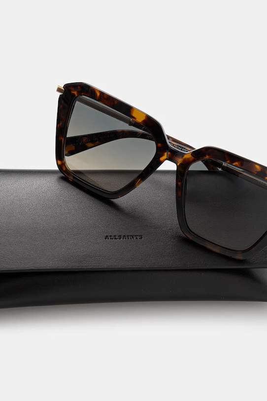 AllSaints okulary przeciwsłoneczne damskie Gwen brązowy ALS5038