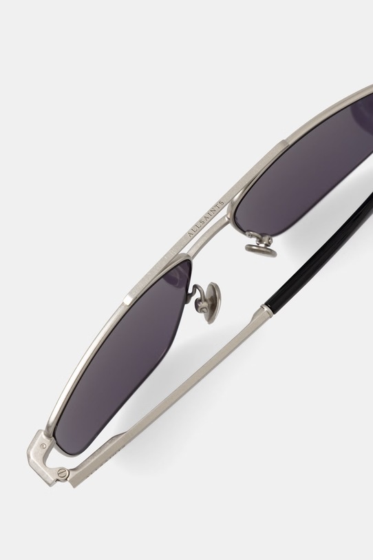 Akcesoria AllSaints okulary przeciwsłoneczne pilotki damskie Virgo ALS7011 srebrny
