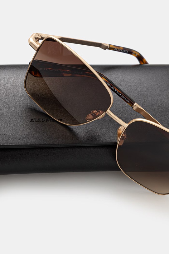 AllSaints okulary damskie Stella złoty ALS7015